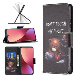 Chainsaw Bear Leather Wallet Case for Xiaomi Mi 12