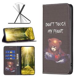 Chainsaw Bear Slim Magnetic Attraction Wallet Flip Cover for Xiaomi Mi 12 Lite