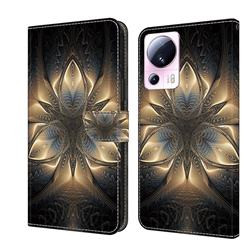 Resplendent Mandala Crystal PU Leather Protective Wallet Case Cover for Xiaomi Mi 13 Lite