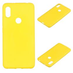 Candy Soft Silicone Protective Phone Case for Xiaomi Mi A2 (Mi 6X) - Yellow