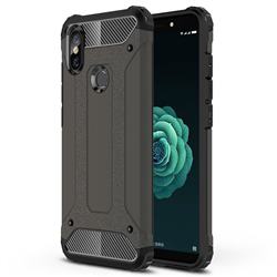 King Kong Armor Premium Shockproof Dual Layer Rugged Hard Cover for Xiaomi Mi A2 (Mi 6X) - Bronze