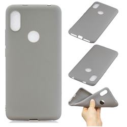 Candy Soft Silicone Phone Case for Xiaomi Mi A2 (Mi 6X) - Gray