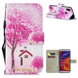 Tree House 3D Painted Leather Wallet Phone Case for Xiaomi Mi A2 (Mi 6X)
