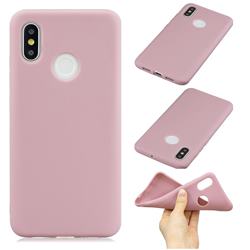 Candy Soft Silicone Phone Case for Xiaomi Mi 8 - Lotus Pink