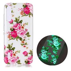 Peony Noctilucent Soft TPU Back Cover for Xiaomi Mi A3
