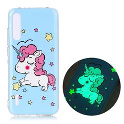 Stars Unicorn Noctilucent Soft TPU Back Cover for Xiaomi Mi A3