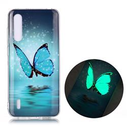 Butterfly Noctilucent Soft TPU Back Cover for Xiaomi Mi CC9 (Mi CC9mt Meitu Edition)