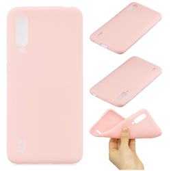 Candy Soft Silicone Protective Phone Case for Xiaomi Mi CC9 (Mi CC9mt Meitu Edition) - Light Pink