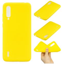 Candy Soft Silicone Protective Phone Case for Xiaomi Mi CC9 (Mi CC9mt Meitu Edition) - Yellow