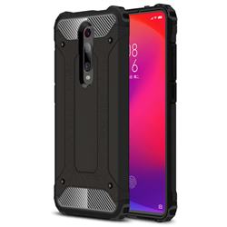King Kong Armor Premium Shockproof Dual Layer Rugged Hard Cover for Xiaomi Redmi K20 / K20 Pro - Black Gold