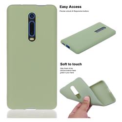 Soft Matte Silicone Phone Cover for Xiaomi Redmi K20 / K20 Pro - Bean Green