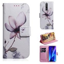 Magnolia Flower PU Leather Wallet Case for Xiaomi Redmi K20 / K20 Pro