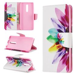 Seven-color Flowers Leather Wallet Case for Xiaomi Redmi K20 / K20 Pro
