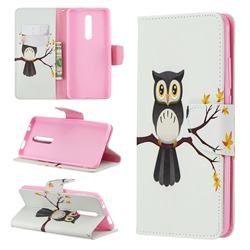 Owl on Tree Leather Wallet Case for Xiaomi Redmi K20 / K20 Pro