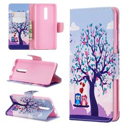 Tree and Owls Leather Wallet Case for Xiaomi Redmi K20 / K20 Pro