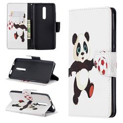 Football Panda Leather Wallet Case for Xiaomi Redmi K20 / K20 Pro