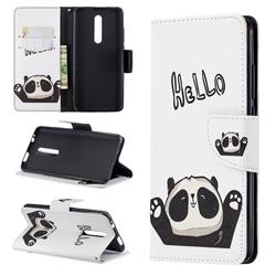 Hello Panda Leather Wallet Case for Xiaomi Redmi K20 / K20 Pro