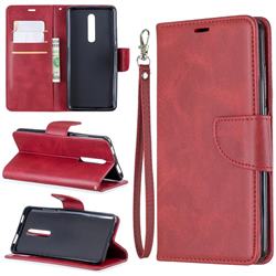 Classic Sheepskin PU Leather Phone Wallet Case for Xiaomi Redmi K20 / K20 Pro - Red