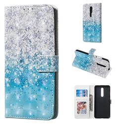 Sea Sand 3D Painted Leather Phone Wallet Case for Xiaomi Redmi K20 / K20 Pro