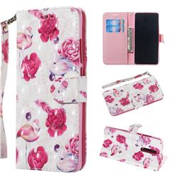 Flamingo 3D Painted Leather Wallet Phone Case for Xiaomi Redmi K20 / K20 Pro