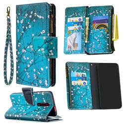 Blue Plum Binfen Color BF03 Retro Zipper Leather Wallet Phone Case for Xiaomi Redmi K20 / K20 Pro