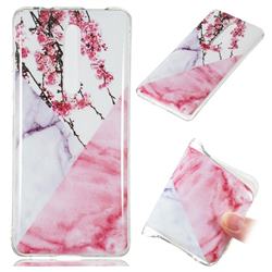 Pink Plum Soft TPU Marble Pattern Case for Xiaomi Redmi K20 Pro