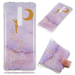 Elf Purple Soft TPU Marble Pattern Phone Case for Xiaomi Redmi K20 Pro