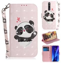 Heart Cat 3D Painted Leather Wallet Phone Case for Xiaomi Redmi K20 Pro