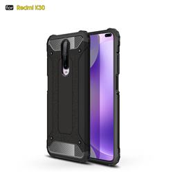 King Kong Armor Premium Shockproof Dual Layer Rugged Hard Cover for Xiaomi Redmi K30 - Black Gold
