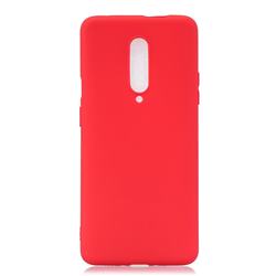 Candy Soft Silicone Protective Phone Case for Xiaomi Redmi K30 - Red
