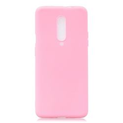 Candy Soft Silicone Protective Phone Case for Xiaomi Redmi K30 - Dark Pink