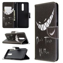 Crooked Grin Leather Wallet Case for Xiaomi Redmi K30