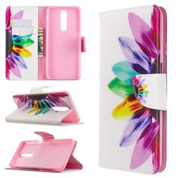 Seven-color Flowers Leather Wallet Case for Xiaomi Redmi K30