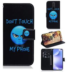 Not Touch My Phone PU Leather Wallet Case for Xiaomi Redmi K30