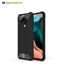 King Kong Armor Premium Shockproof Dual Layer Rugged Hard Cover for Xiaomi Redmi K30 Pro - Black Gold