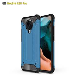 King Kong Armor Premium Shockproof Dual Layer Rugged Hard Cover for Xiaomi Redmi K30 Pro - Sky Blue