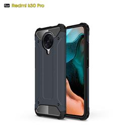 King Kong Armor Premium Shockproof Dual Layer Rugged Hard Cover for Xiaomi Redmi K30 Pro - Navy