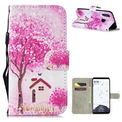 Tree House 3D Painted Leather Wallet Phone Case for Xiaomi Mi Max 3