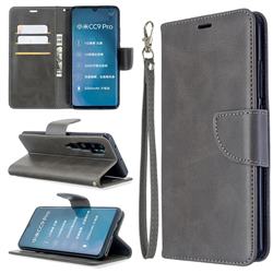 Classic Sheepskin PU Leather Phone Wallet Case for Xiaomi Mi Note 10 / Note 10 Pro / CC9 Pro - Gray