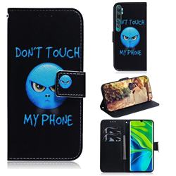 Not Touch My Phone PU Leather Wallet Case for Xiaomi Mi Note 10 / Note 10 Pro / CC9 Pro