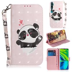 Heart Cat 3D Painted Leather Wallet Phone Case for Xiaomi Mi Note 10 / Note 10 Pro / CC9 Pro