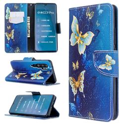 Golden Butterflies Leather Wallet Case for Xiaomi Mi Note 10 / Note 10 Pro / CC9 Pro