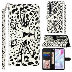 Leopard Panther 3D Leather Phone Holster Wallet Case for Xiaomi Mi Note 10 / Note 10 Pro / CC9 Pro