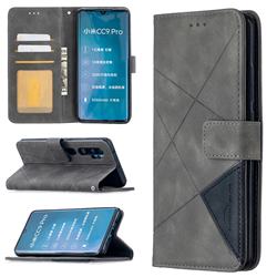Binfen Color BF05 Prismatic Slim Wallet Flip Cover for Xiaomi Mi Note 10 / Note 10 Pro / CC9 Pro - Gray