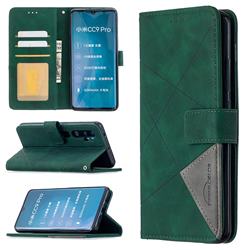Binfen Color BF05 Prismatic Slim Wallet Flip Cover for Xiaomi Mi Note 10 / Note 10 Pro / CC9 Pro - Green