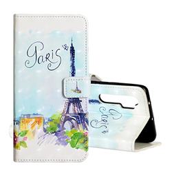 Paris Tower 3D Painted Leather Phone Wallet Case for Xiaomi Mi Note 10 Lite