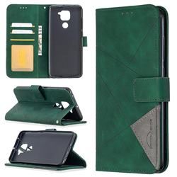 Binfen Color BF05 Prismatic Slim Wallet Flip Cover for Xiaomi Redmi Note 9 - Green