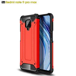 King Kong Armor Premium Shockproof Dual Layer Rugged Hard Cover for Xiaomi Redmi Note 9s / Note9 Pro / Note 9 Pro Max - Big Red