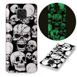 Red-eye Ghost Skull Noctilucent Soft TPU Back Cover for Xiaomi Redmi Note 9s / Note9 Pro / Note 9 Pro Max
