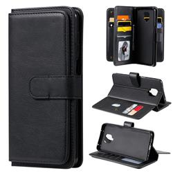 Multi-function Ten Card Slots and Photo Frame PU Leather Wallet Phone Case Cover for Xiaomi Redmi Note 9s / Note9 Pro / Note 9 Pro Max - Black